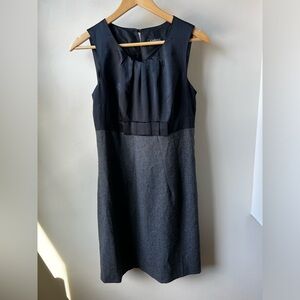 CAROLL PARIS Coquette Bow Dress Wool Y2K Babydoll Empire Waist Feminine‎ 10